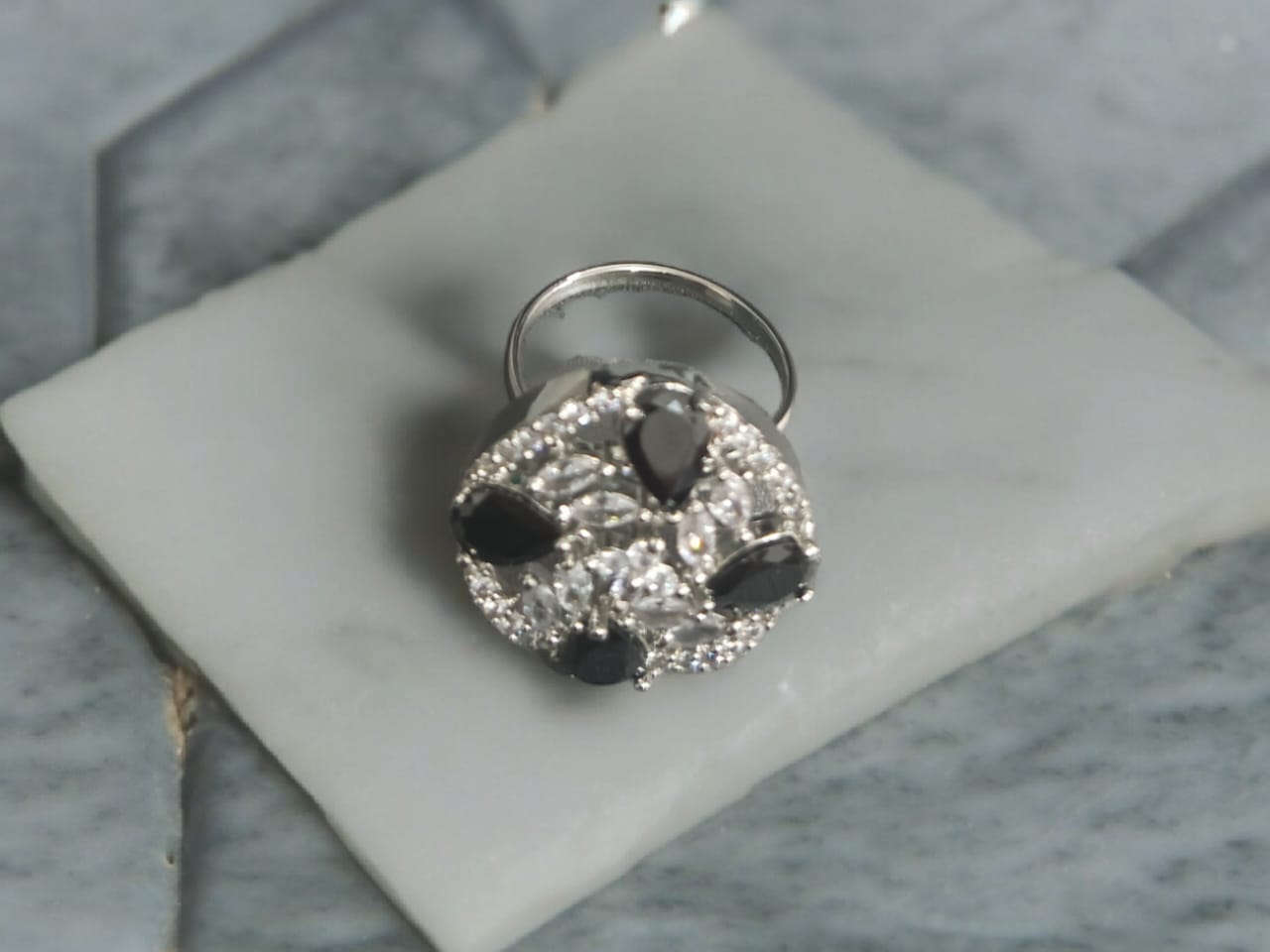 Sapphire Zircon Rings