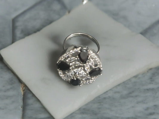 Sapphire Zircon Rings