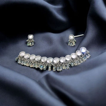Silver Choker Set