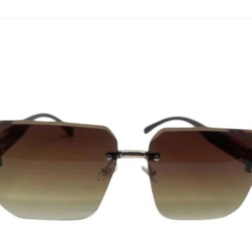 Brown Screen Shades Women Sun Glasses