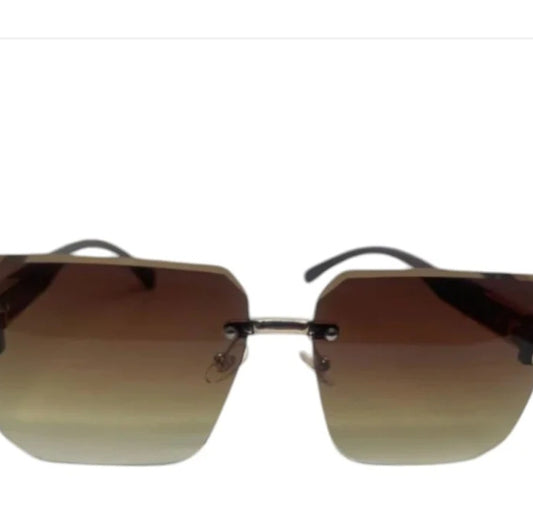 Brown Screen Shades Women Sun Glasses