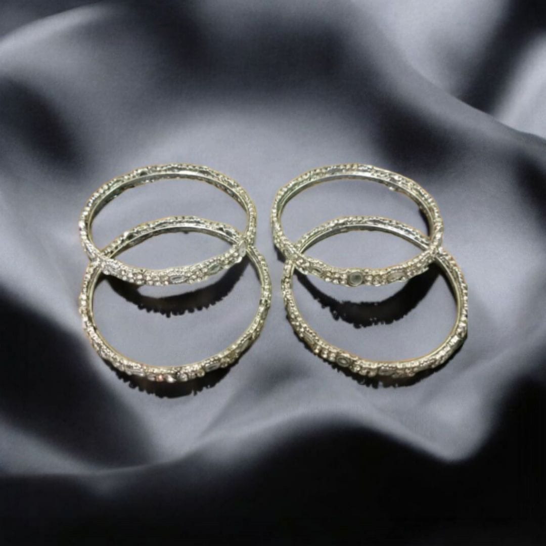 Silver Bangles Set