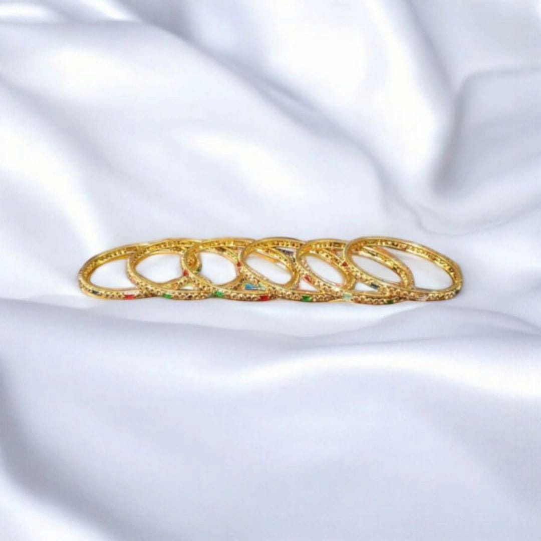Golden Bling Bangles