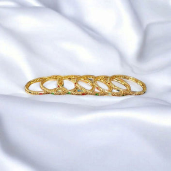 Golden Bling Bangles