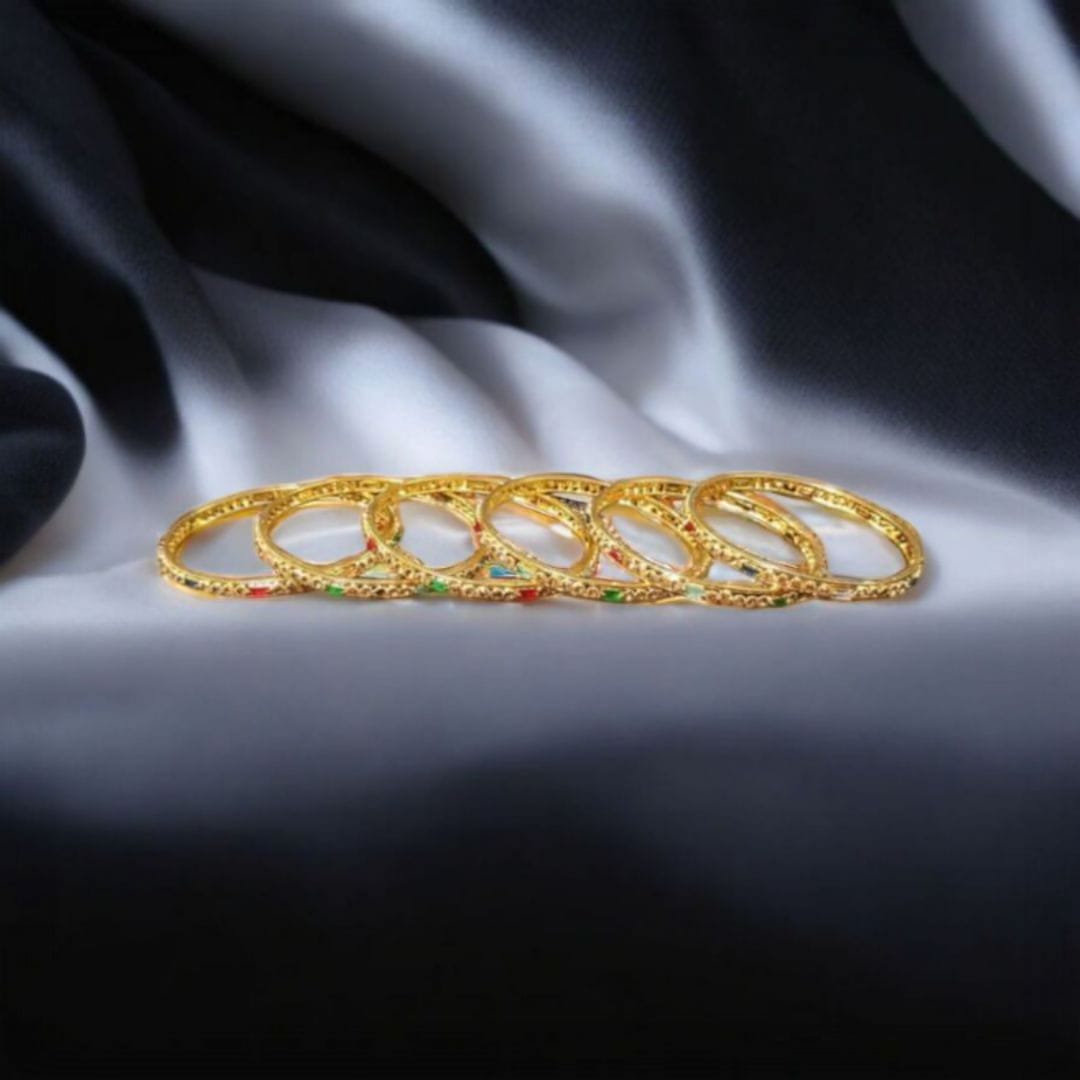Golden Bling Bangles