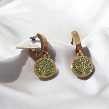 Tree Trunk Earrings