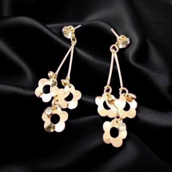Glory Gold Flower Earring
