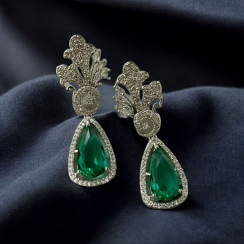 Silver Dimond Earring