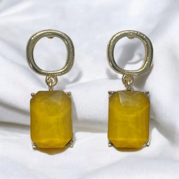 Pearline Rectangle Earring