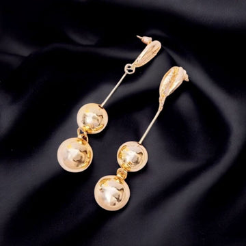 Taxtured Ball  Drop Earings