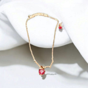 Heart Pendant with Studs