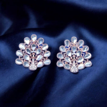 Peacock Ear Studs