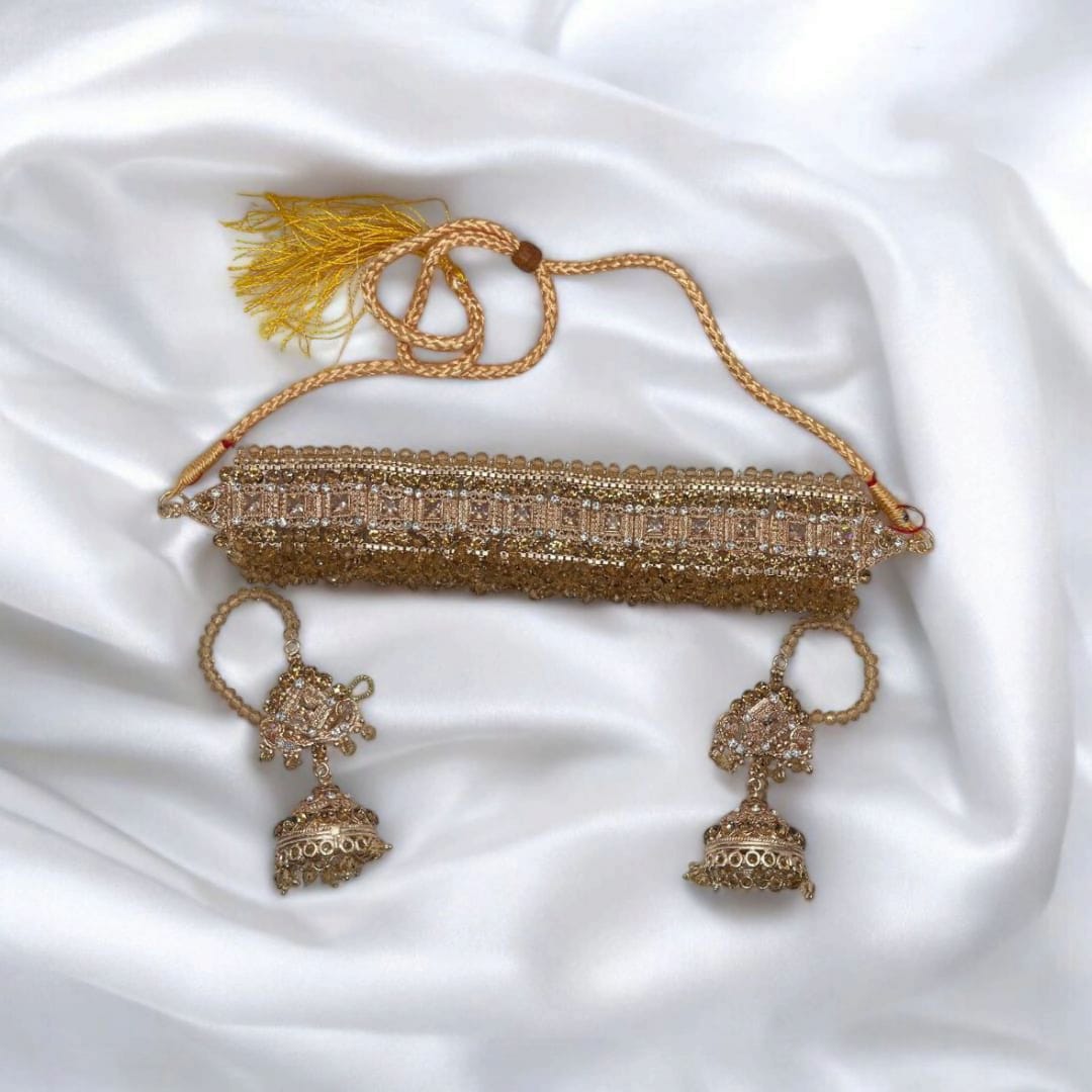Champagne Zircon Choker