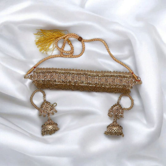 Champagne Zircon Choker