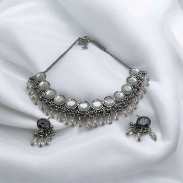 Silver Choker Set