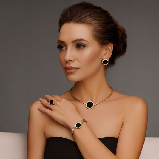 Golden Stainless Steel Necklace