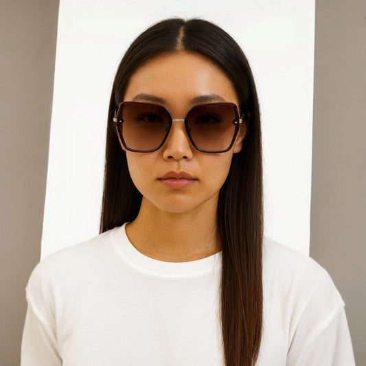Square Brown Sunglasses