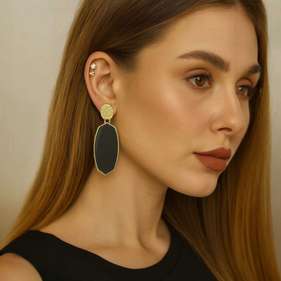 Hex Earring Studs