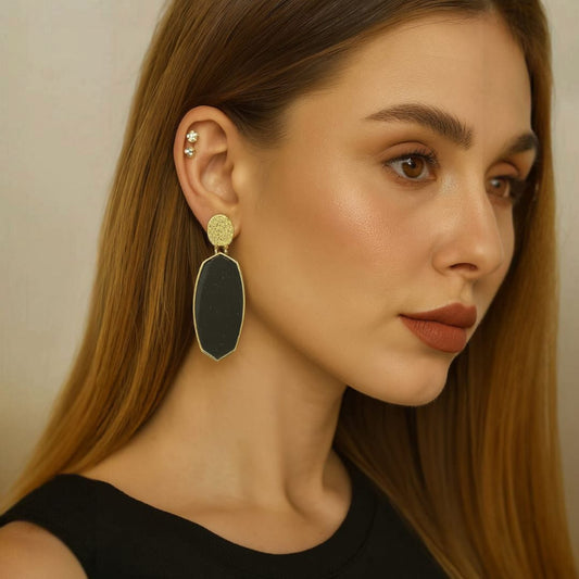Hex Earring Studs
