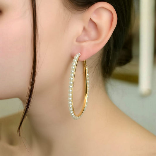 Pearl Long Earring