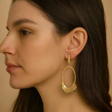 Charm Hoop Earrings