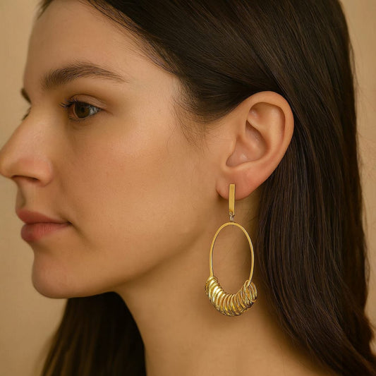 Charm Hoop Earrings