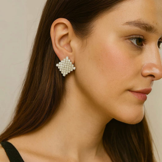 Diamond Shape Studs