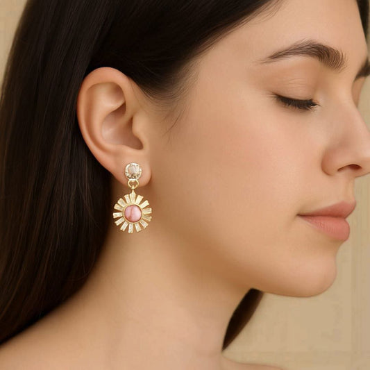 Pearl Flower Earring