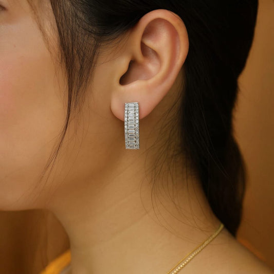 Silver Drop Earrings