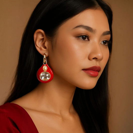 Tear Drop Hoops