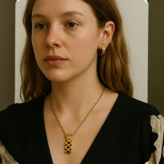 Vintage Channel Pendant