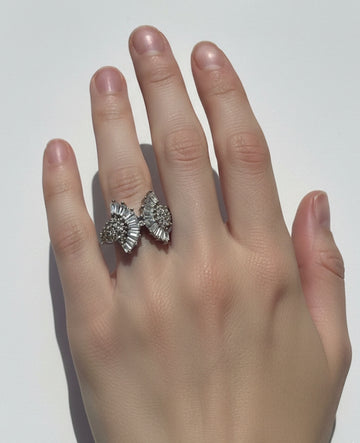 Shimmering Crystal Ring