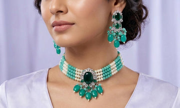 Gem Stone Choker Set