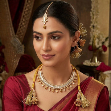 Golden Pearl Choker