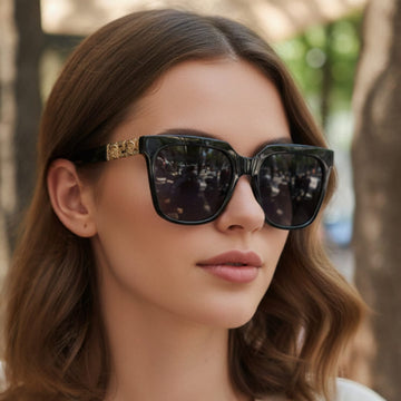 Black Golden Combination Sunglasses CV