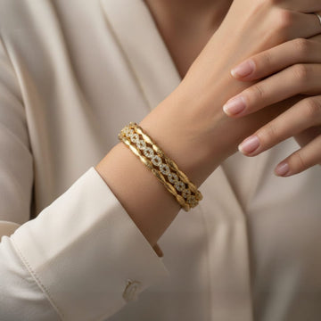 18 K Gold Plated Kara