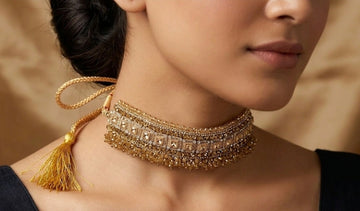 Champagne Zircon Choker