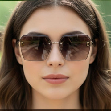 Signature Rd Brown Sunglasses