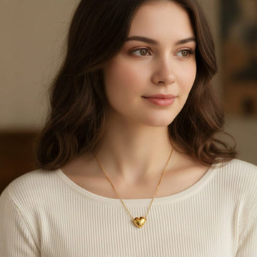 Open Heart Magnetic Pendant