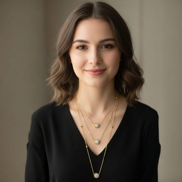 Eternity Double Layered Pendant