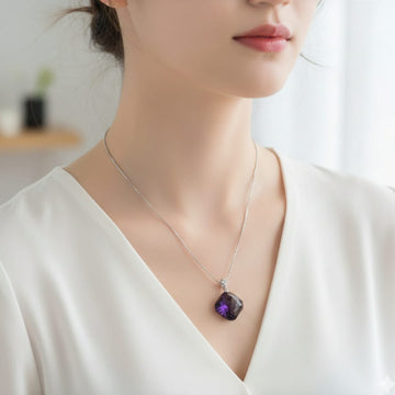 Purple Crystal Pendant