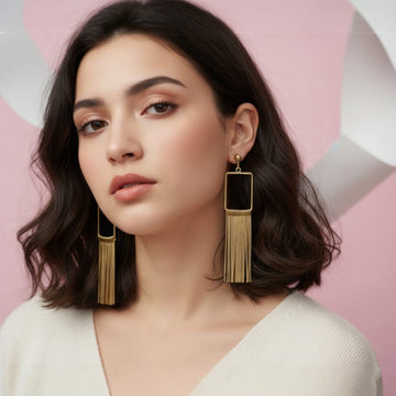 Gold Drop Fashion Earring