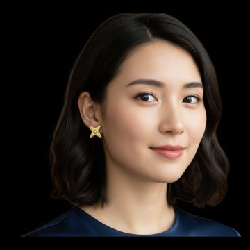 Star Golden Earrings