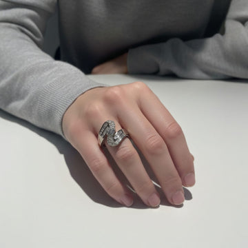 Shimmering Crystal Ring