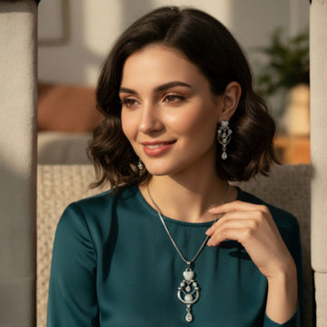 White Squash Necklace