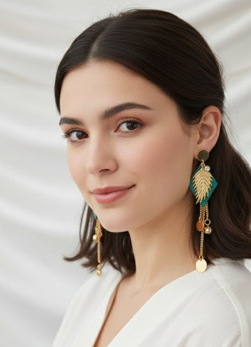 Drop Leaf Earrings