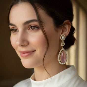 Egyptian Long Almond Earring