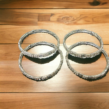 Silver Bangles Set